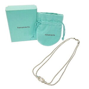TIFFANY Co Silver Double Rope Necklace